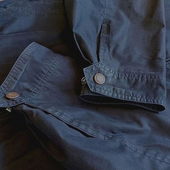 Vtg Liz Claiborne black zip front microfiber coach jacket - Picture 11 of 15